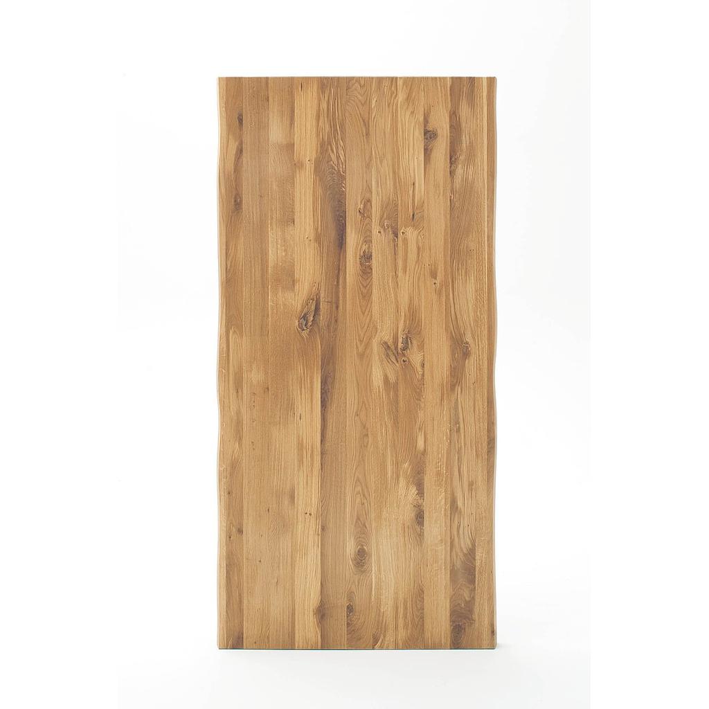 Systemtisch 160+ Wildeiche,10x4 Baum-Kante /E2