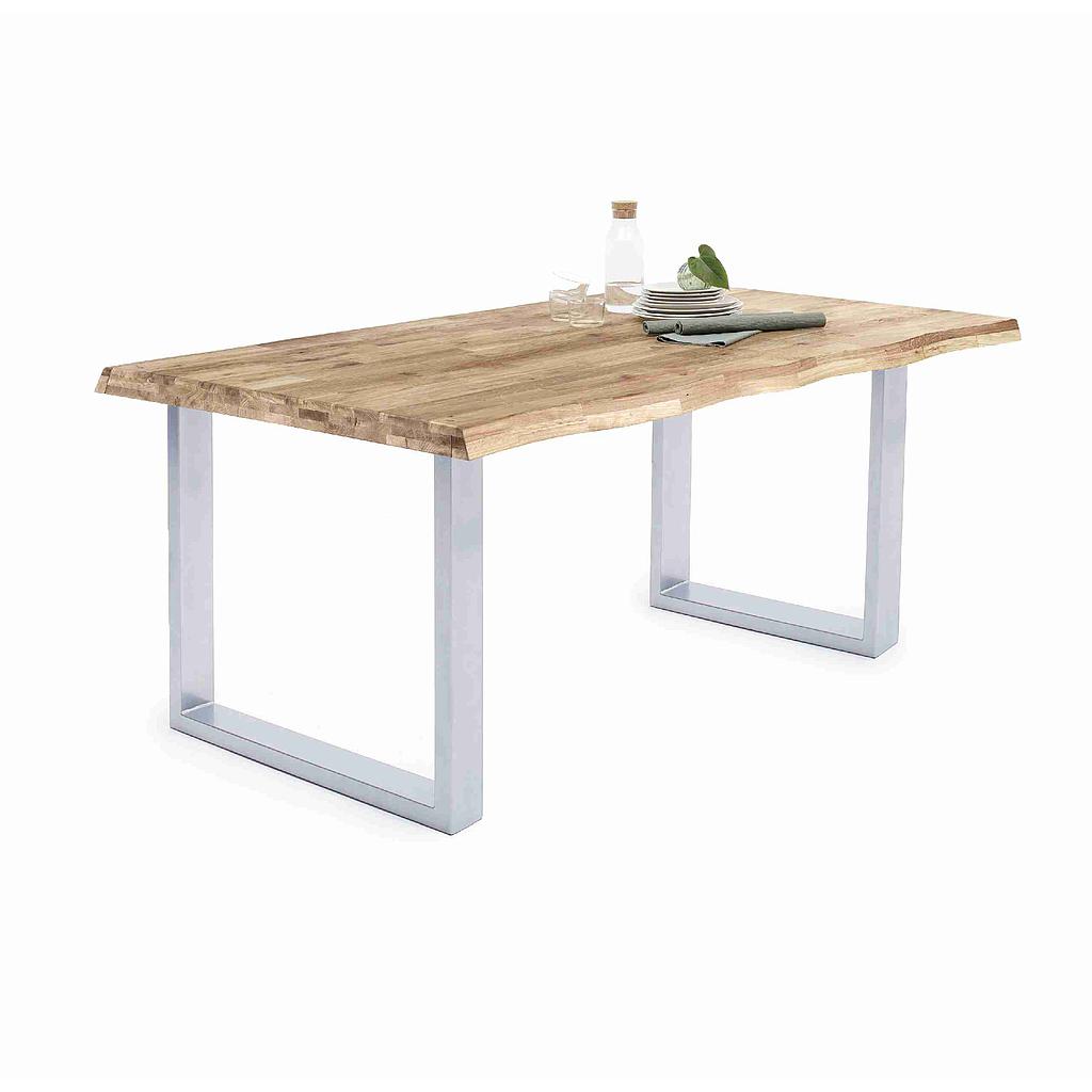 Systemtisch 160+ Wildeiche,10x4 Baum-Kante /E4