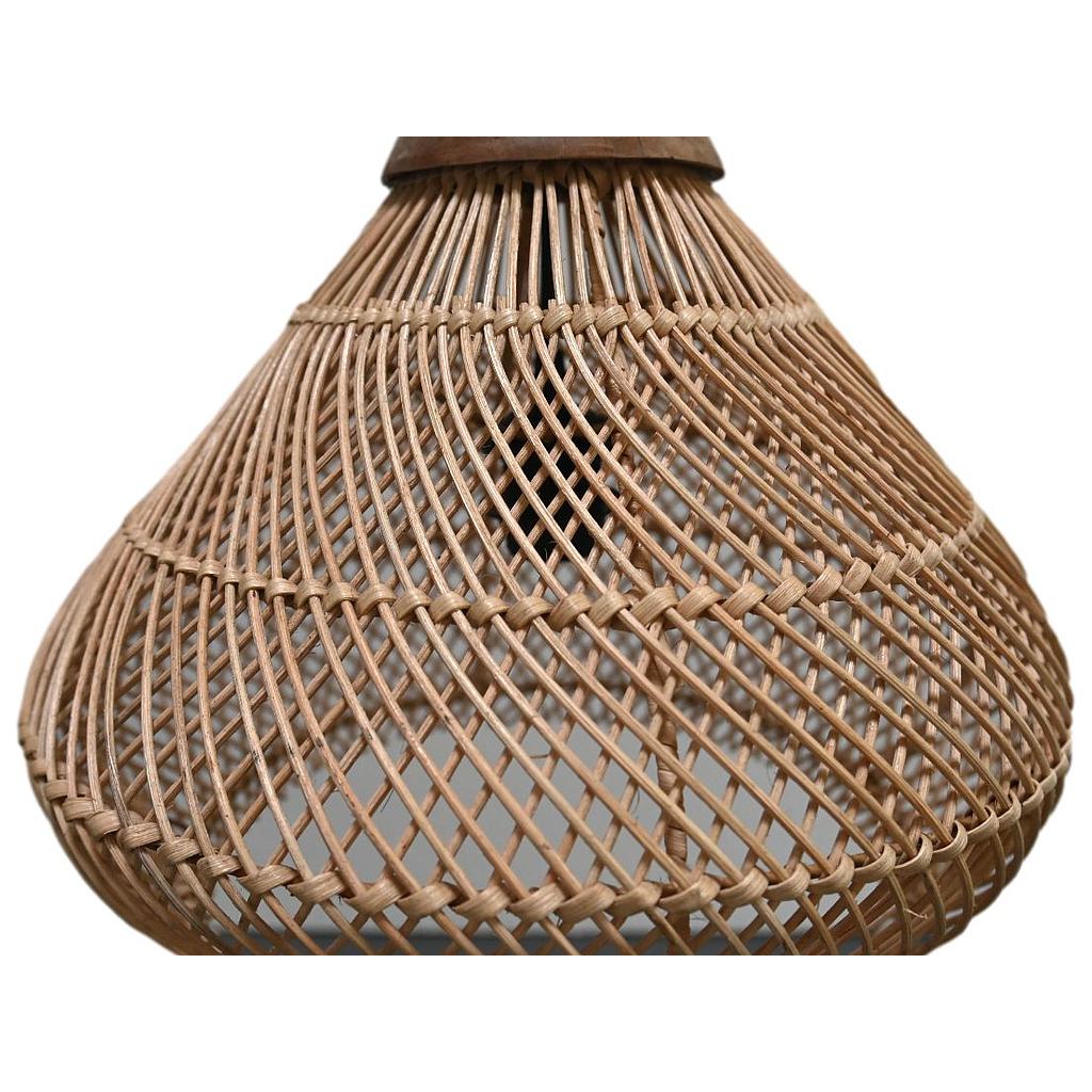 PendelleuchteHSM-2, Rattan/Teak (Kopie)