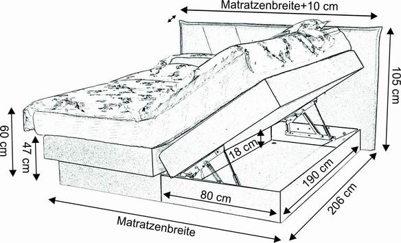 System-BOX "Basic"180 mit Stauraum