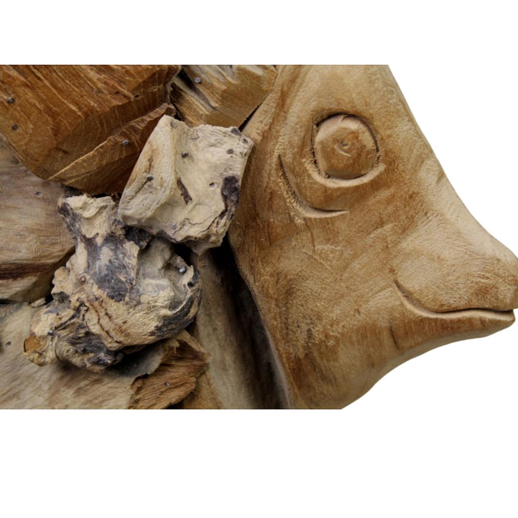 Fisch, Sculptur 45cm