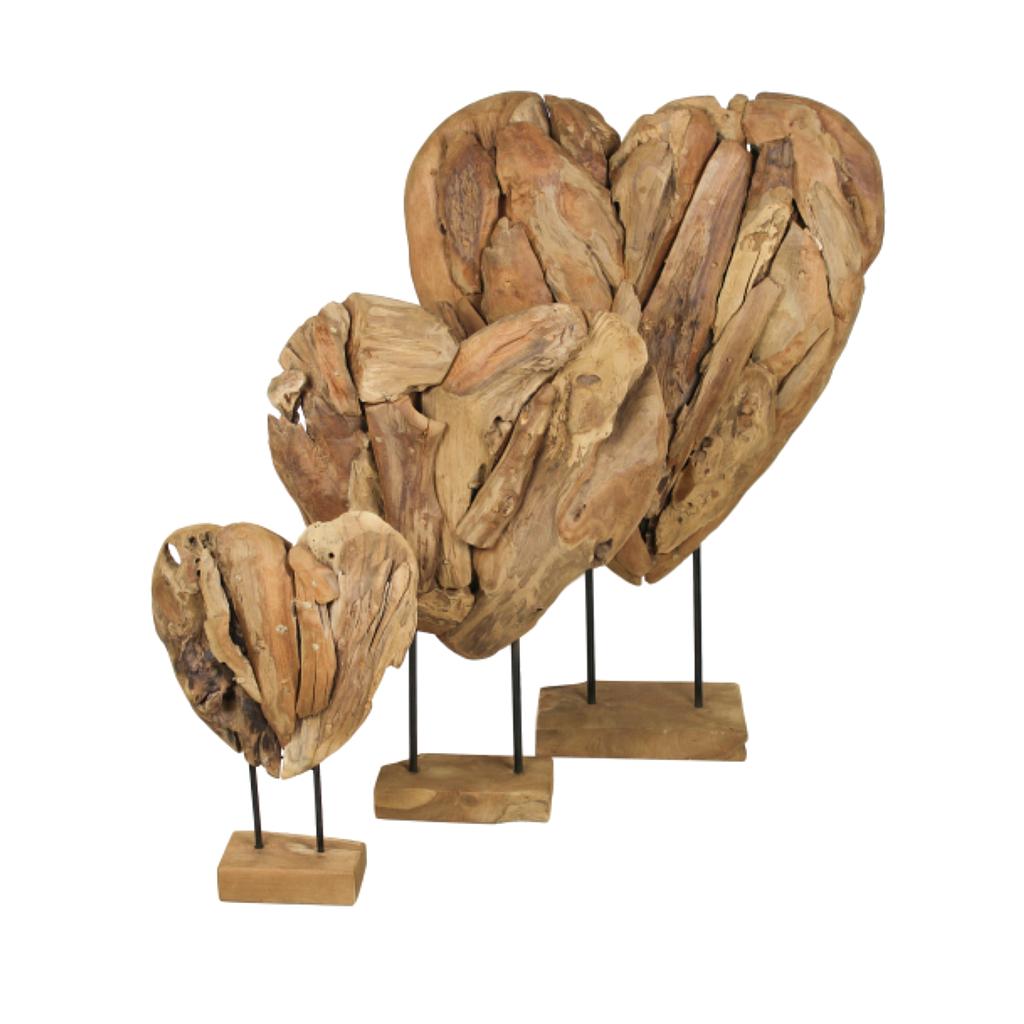 Herz, Sculptur 40cm