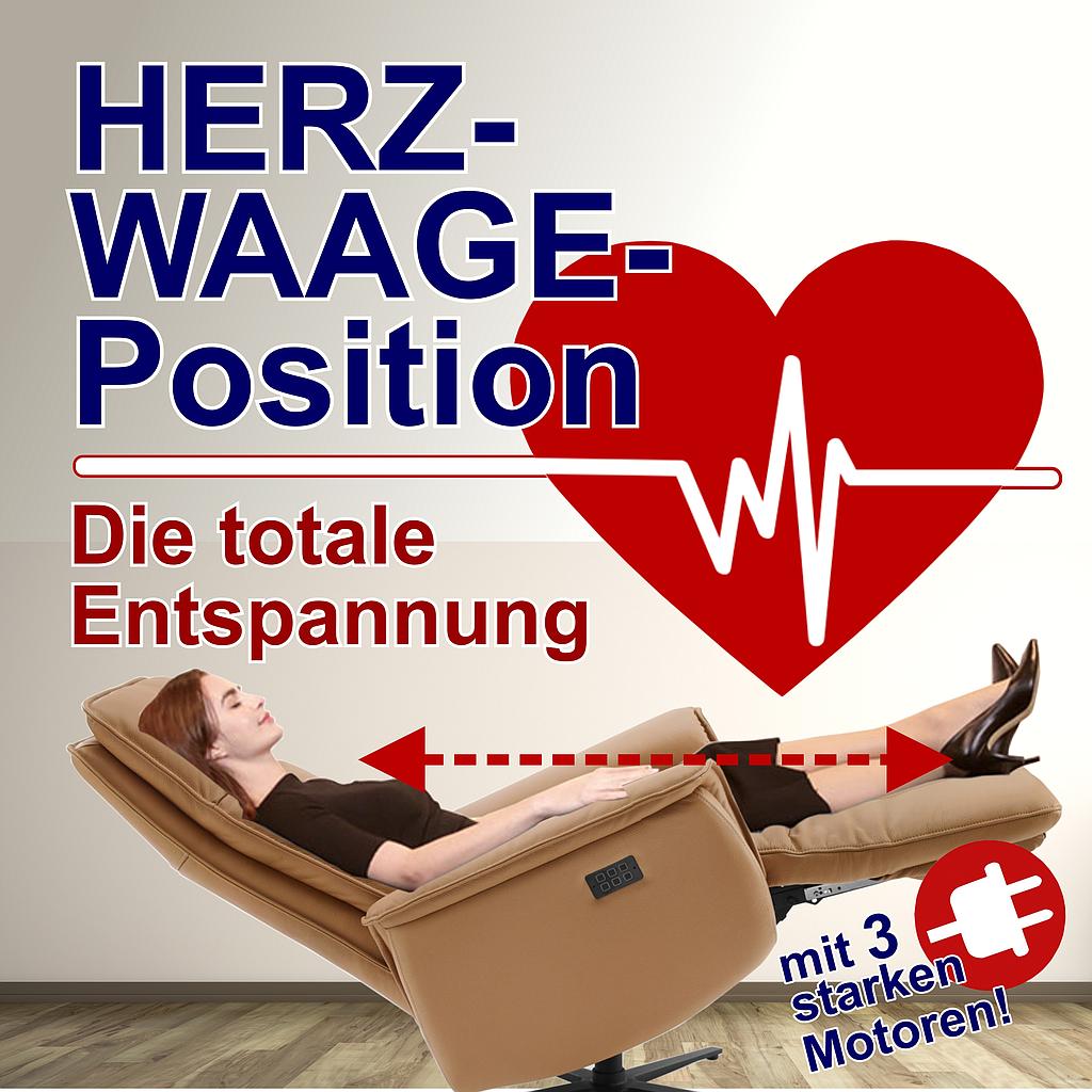 Pluto, 3 Motoren, Vorzugstoff Hab. taupe