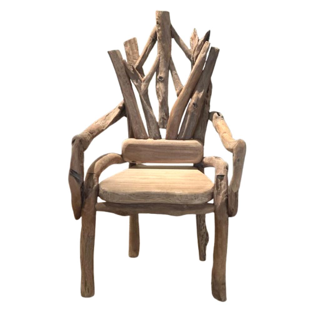  King Chair Wurzelholz