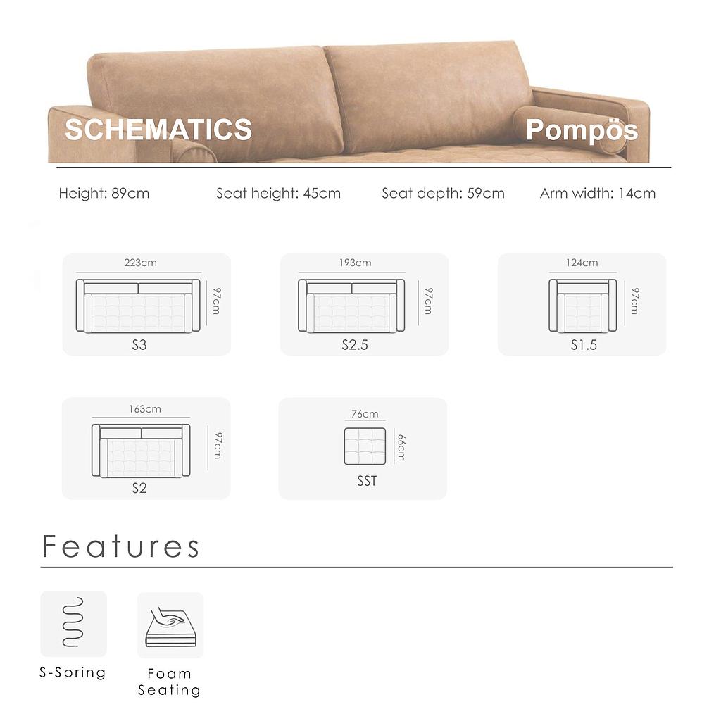 Med/ Sofa Pompös
