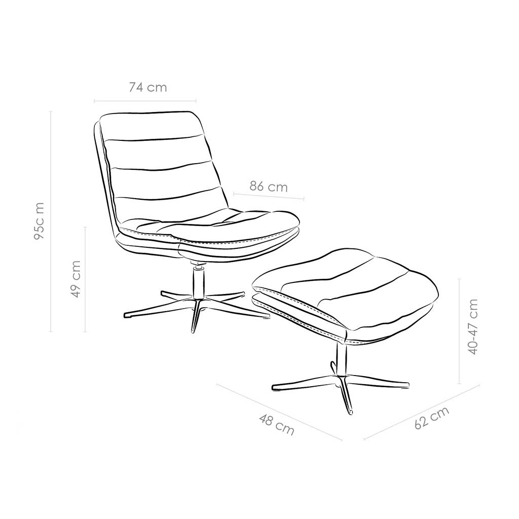 Lazy Chair, High Leder