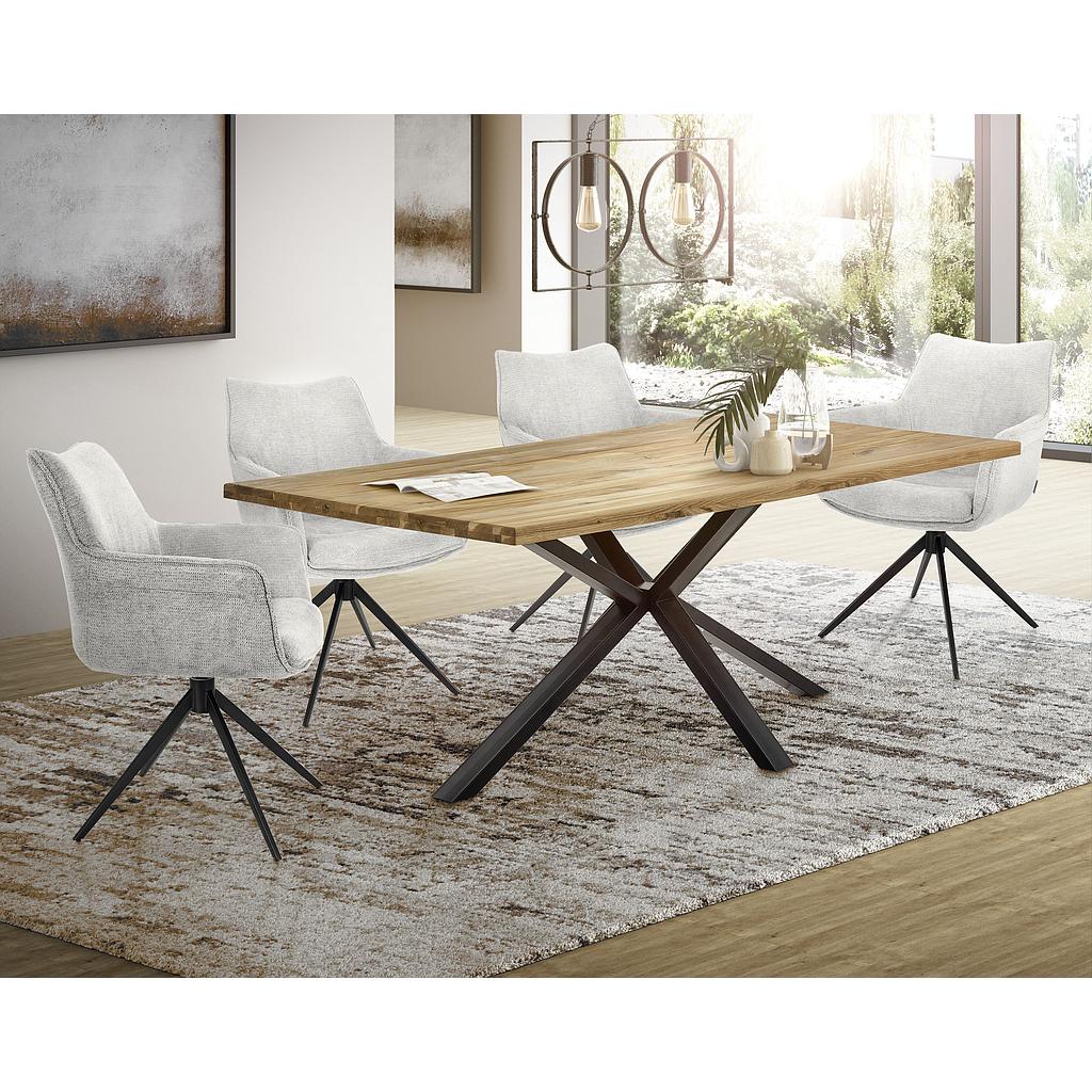 Maßtisch 180+ Eiche 4cm, Spider Wahlkante 