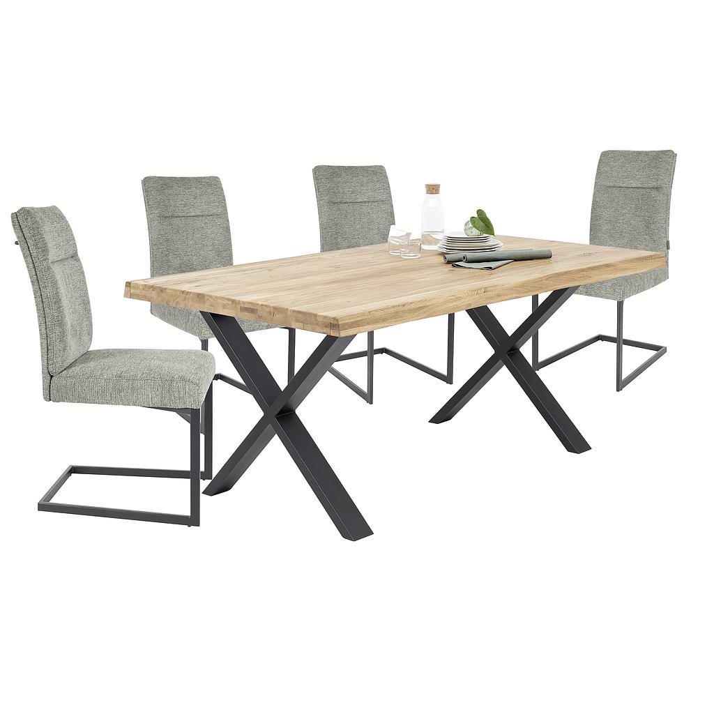 Systemtisch 160+ Eiche 4cm, Wahlkante