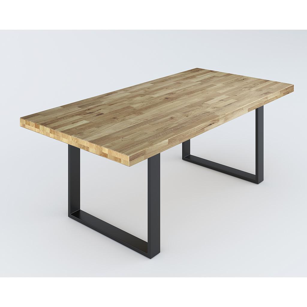 Systemtisch 160+ Eiche 4cm, Wahlkante