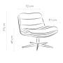 Lazy Chair, Low Cream