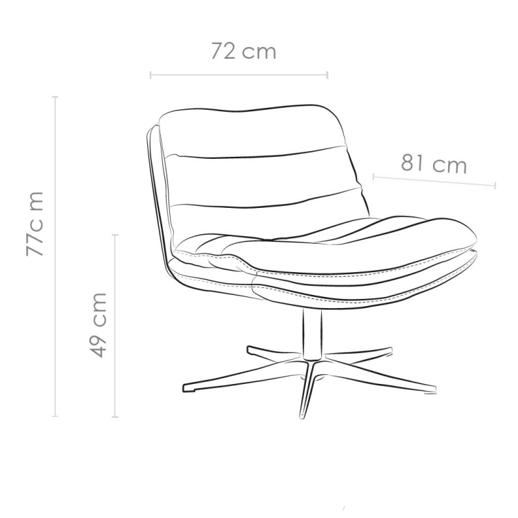 Lazy Chair, Low Cream