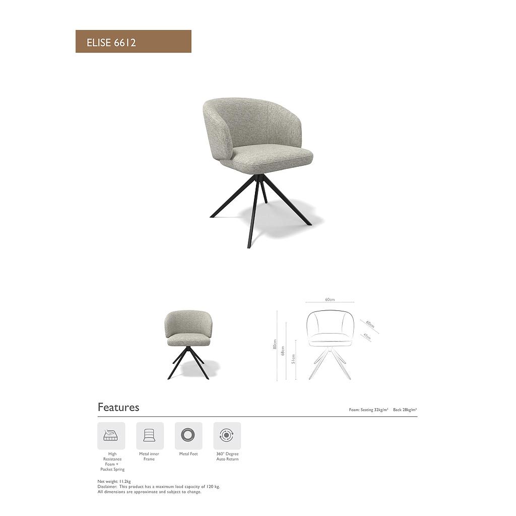 Elise, Shitake/ Sitz Federkern