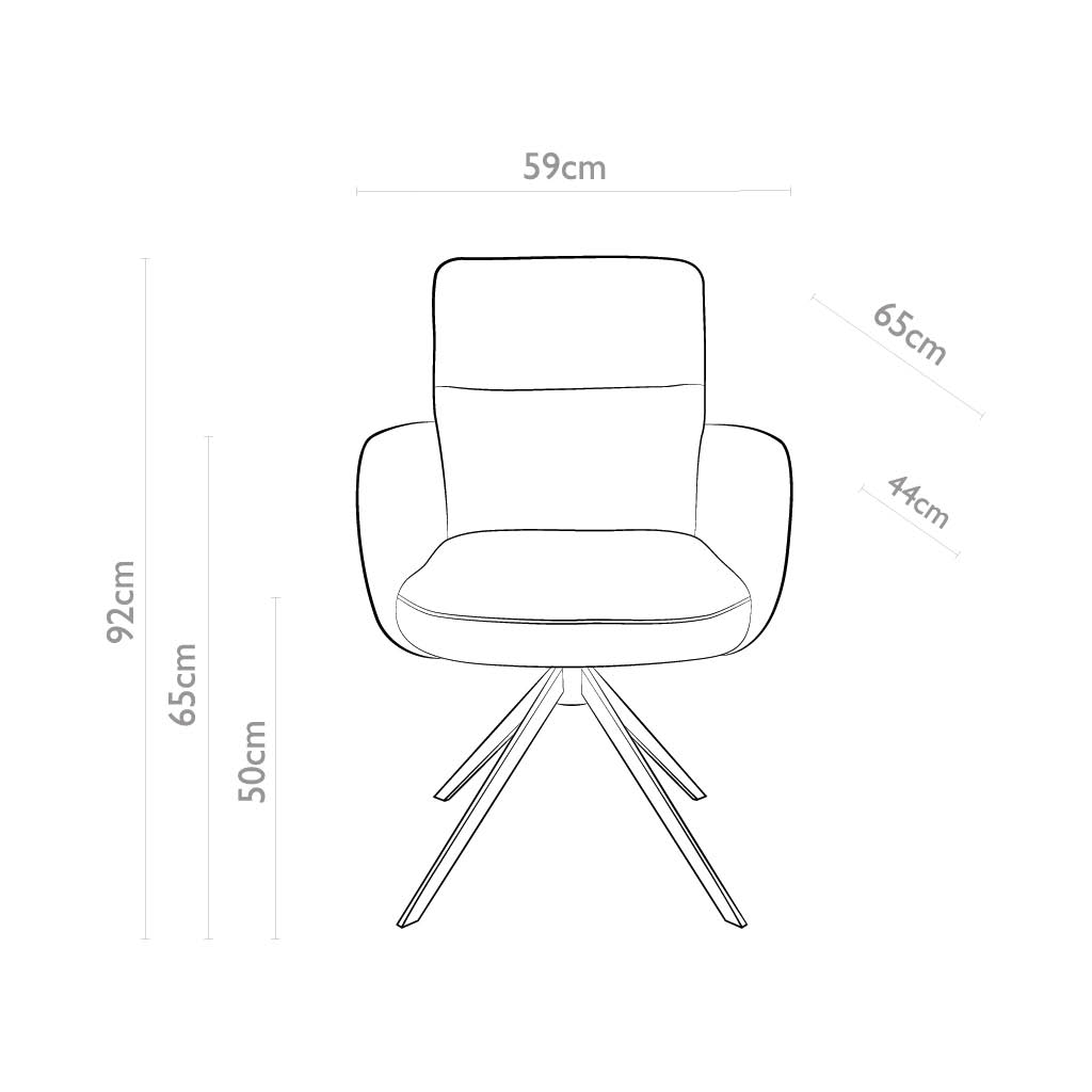 Saarlouis AL, Caramel/ Sitz Federkern