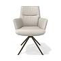 Saargau LEDER Creme/ Sitz Federkern