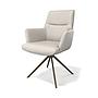 Saargau LEDER Creme/ Sitz Federkern
