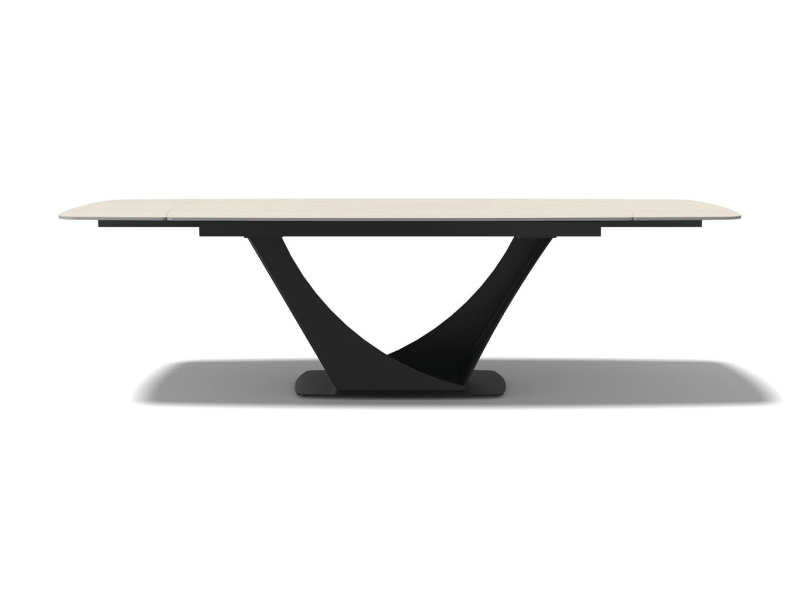 AZ-Tisch Naru 180/260 Keramik, Espresso Gestell