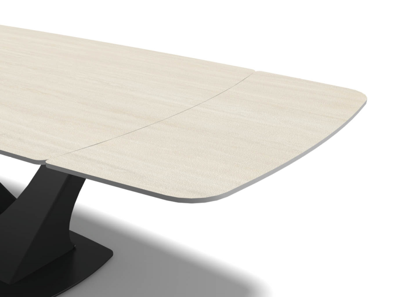 AZ-Tisch Naru 180/260 Keramik, Espresso Gestell