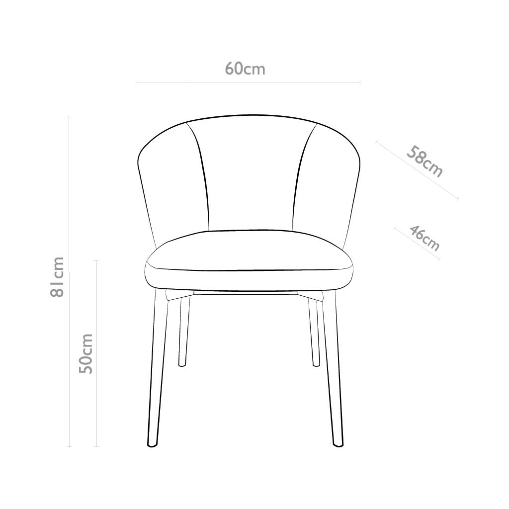 Harmony, cognac/ Sitz Federkern