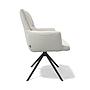 Floria-AL, beige Leder/ Sitz Federkern