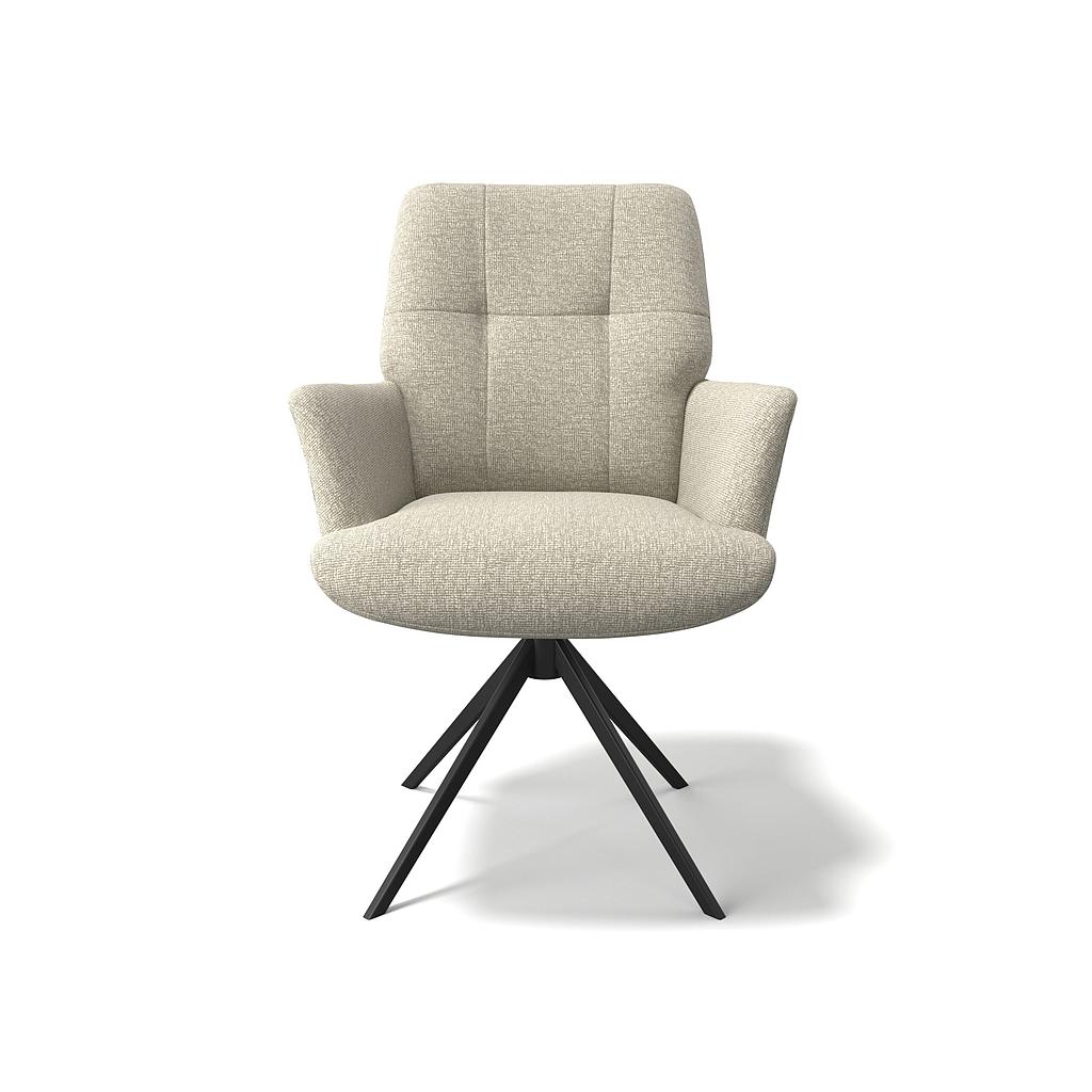 Leder, Floria-AL taupe Sitz Federkern