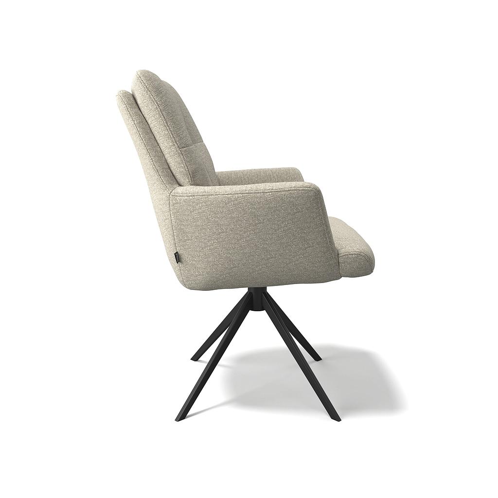 Leder, Floria-AL taupe Sitz Federkern