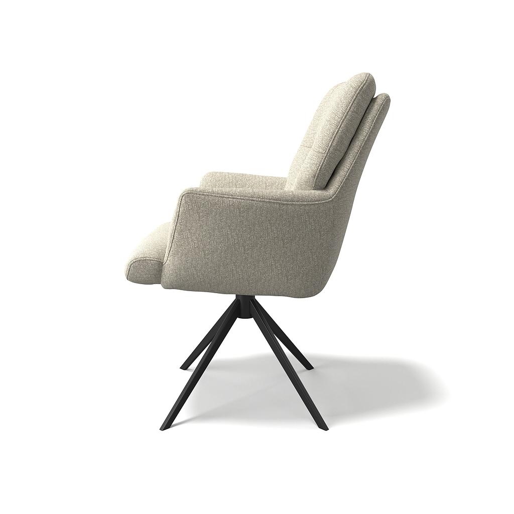Leder, Floria-AL taupe Sitz Federkern