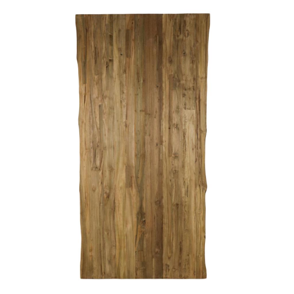 Top-4cm Teak Baumkante BIN