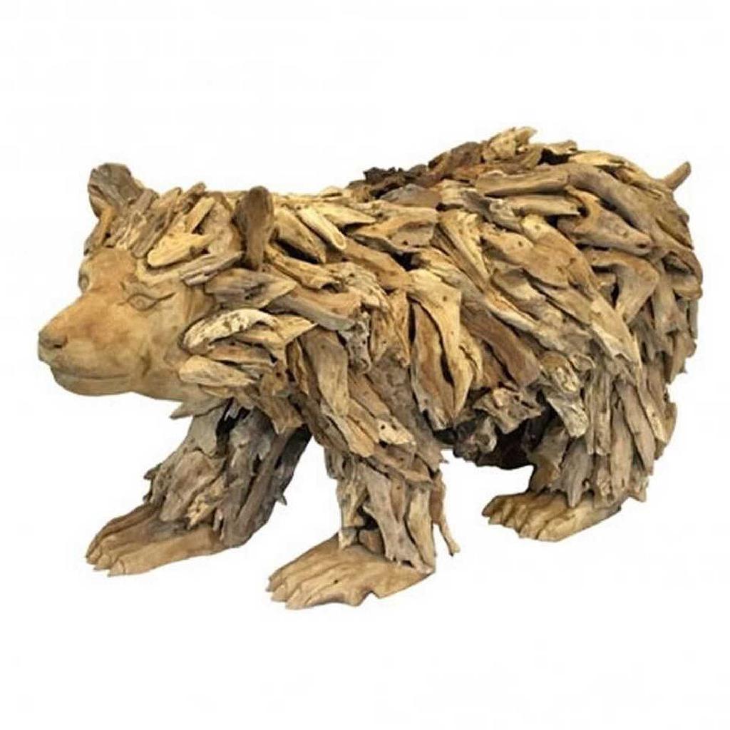 Bären in Merzig 80cm Wurzelholz