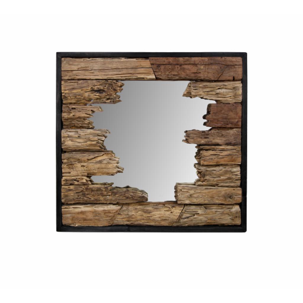 Spiegel 80cm Wurzelholz