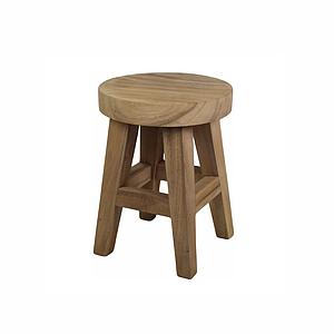Hocker Milk Teak