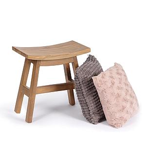 Hocker Shower Teak