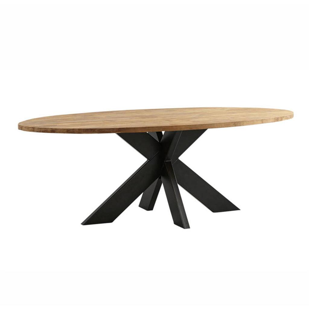 Maßtisch oval, ReTeak HSM/ Spider