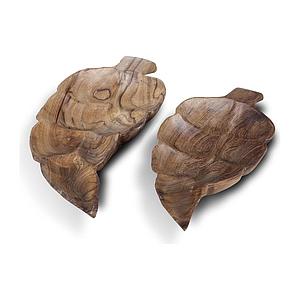 Leaf-Schale Teak