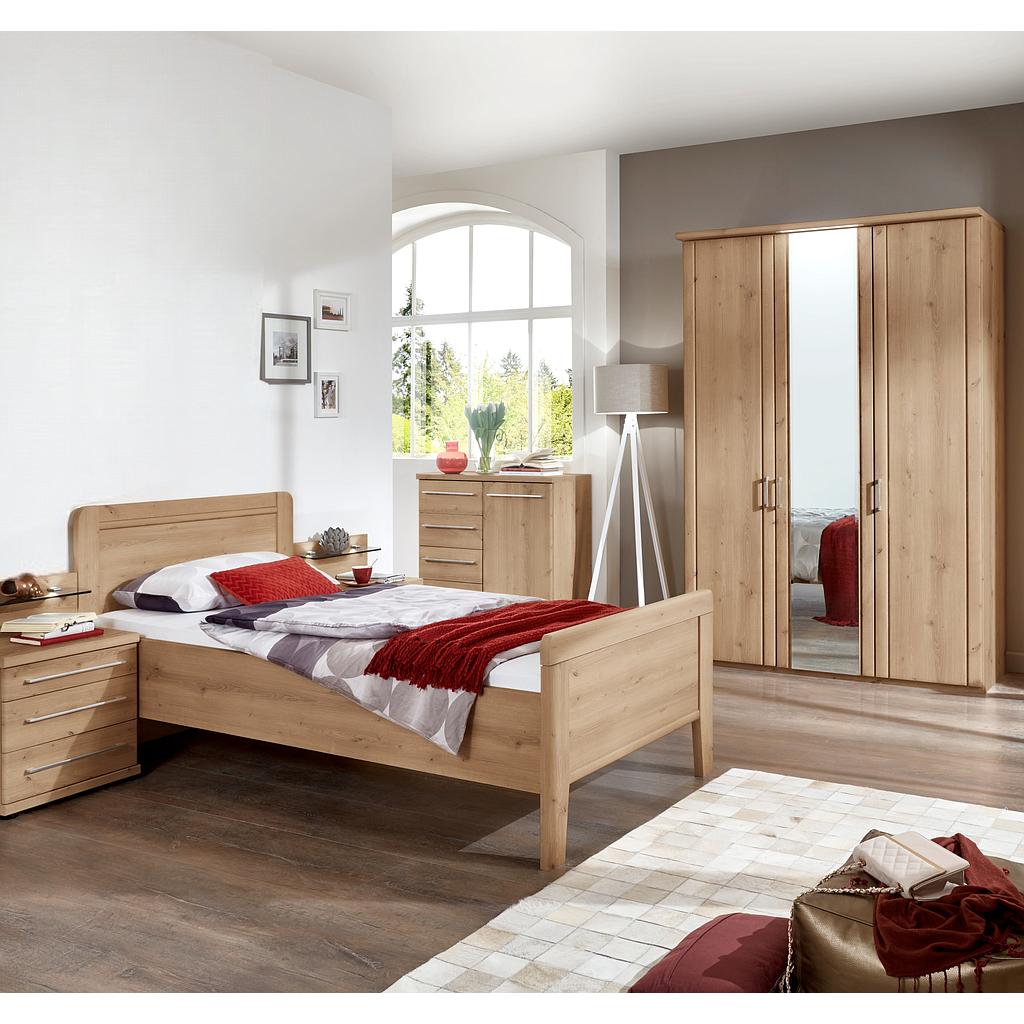 LINARES, Zimmer 4-tlg. Eiche B-Dekor