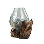 Windlicht/ Vase 30cm Wurzelholz