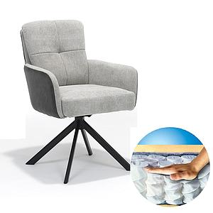 Fredi, grey/ Sitz Federkern