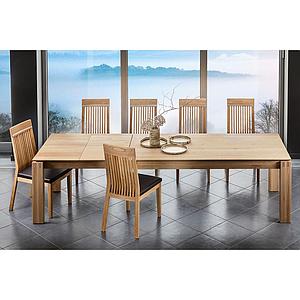 AZ-Tisch Spin 160/260+ Eiche