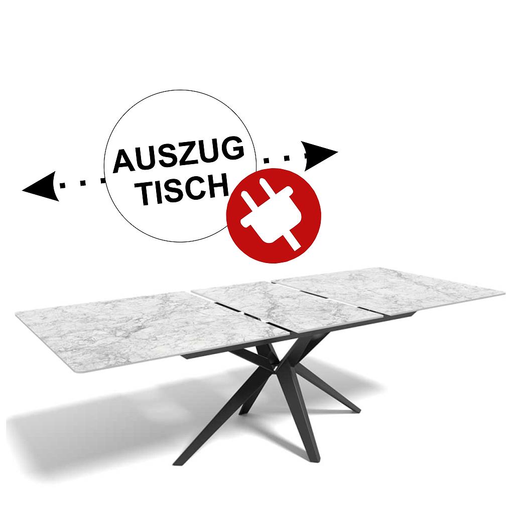 AZ-Tisch 160/ 210 Keramik ELEKTRO, WHITE
