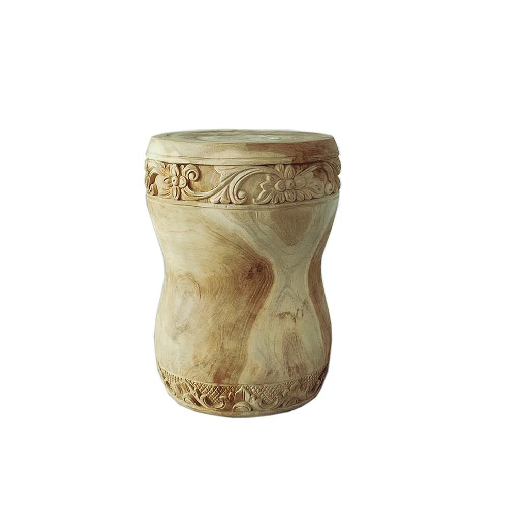 Sitzhocker 45cm Carving
