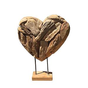 Skulptur 40 Herz Root