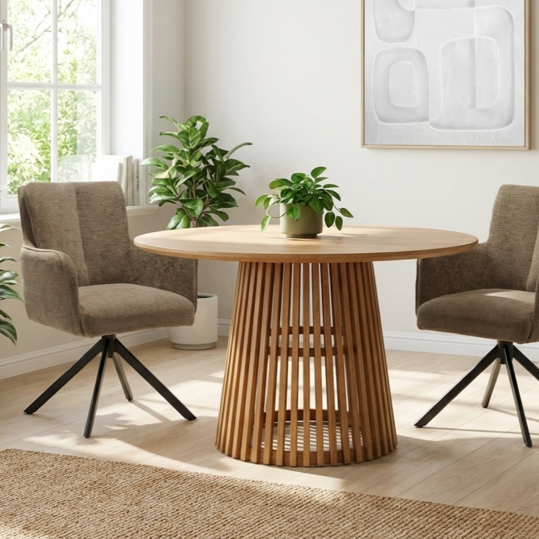 Esstisch Ø120cm Altholz