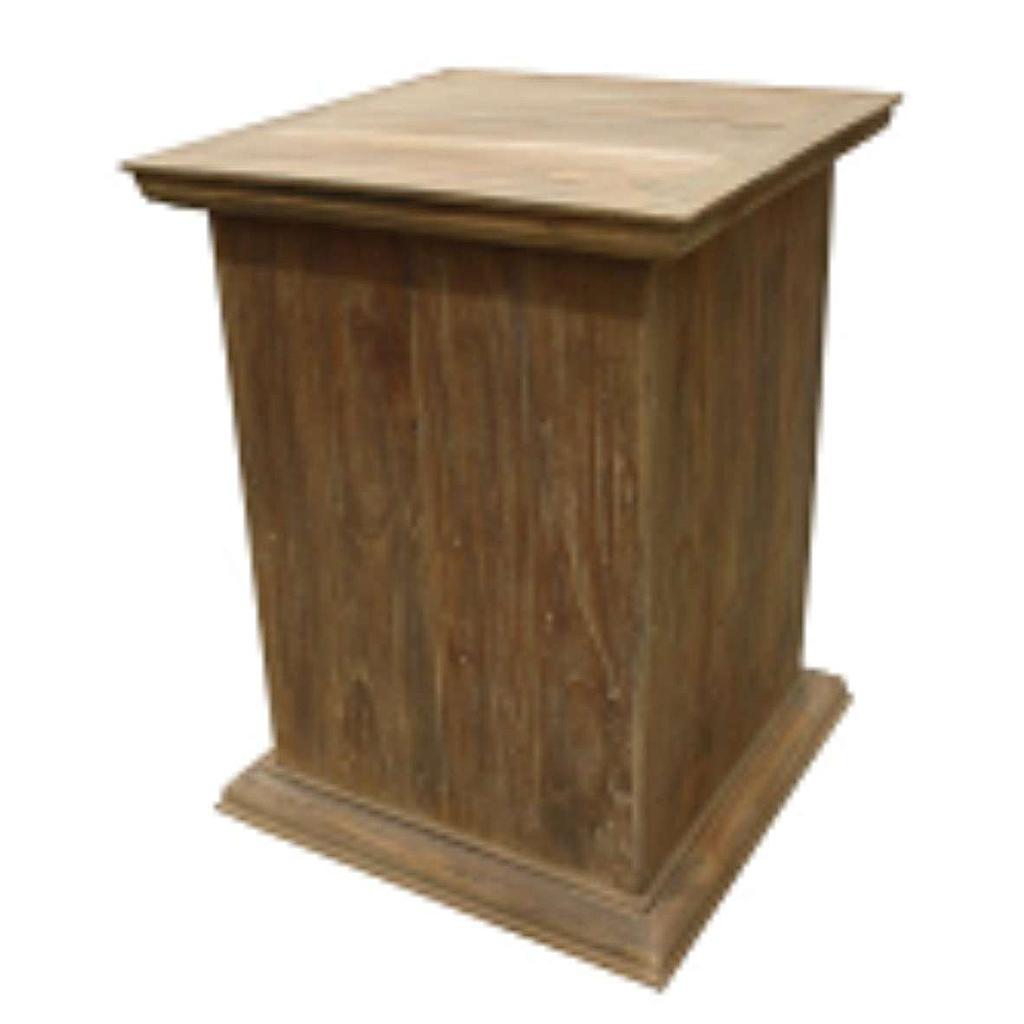 Dekosäule 70cm Altholz