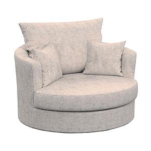 XXL-Drehsessel, grau