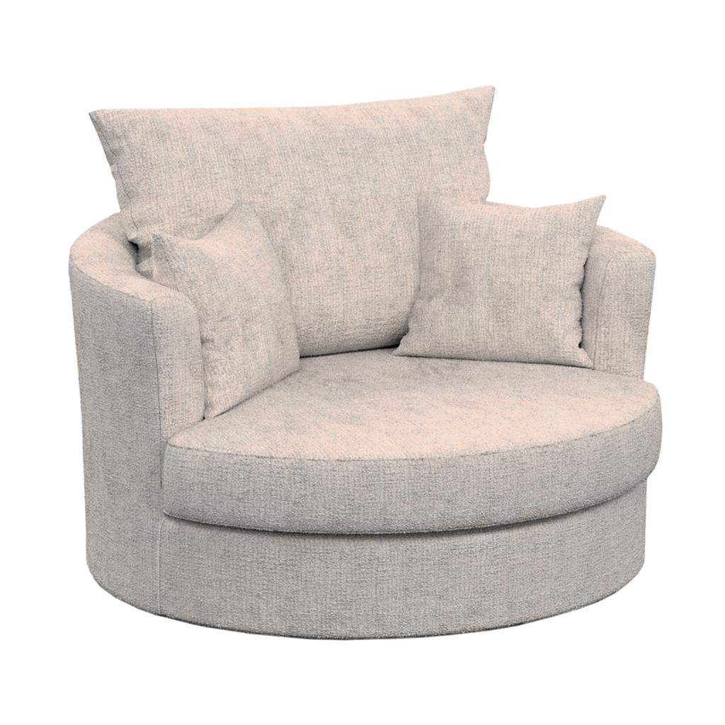 XXL-Drehsessel, grau