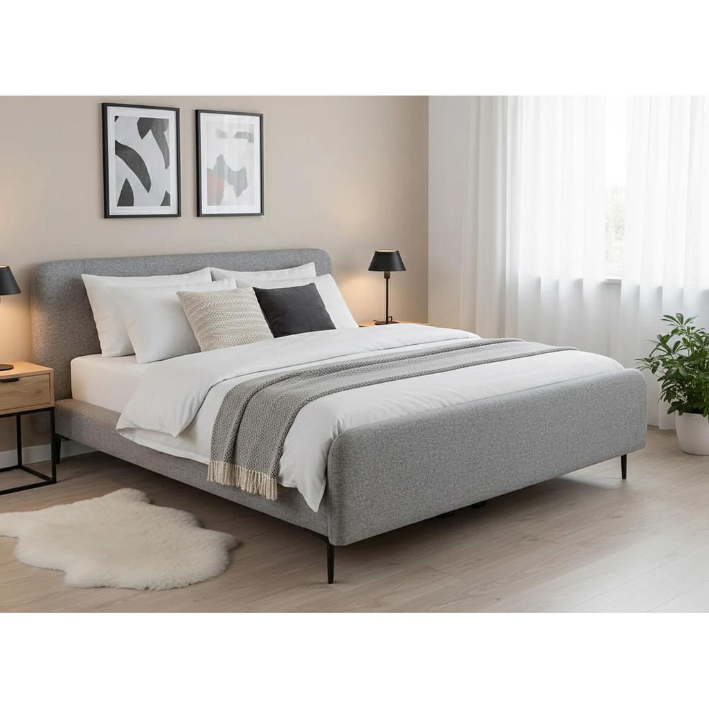 Tasca-Med 160/180 grey +Fußteil