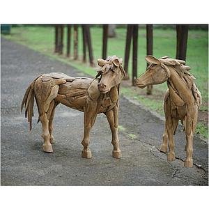 Pony 120cm Wurzelholz 