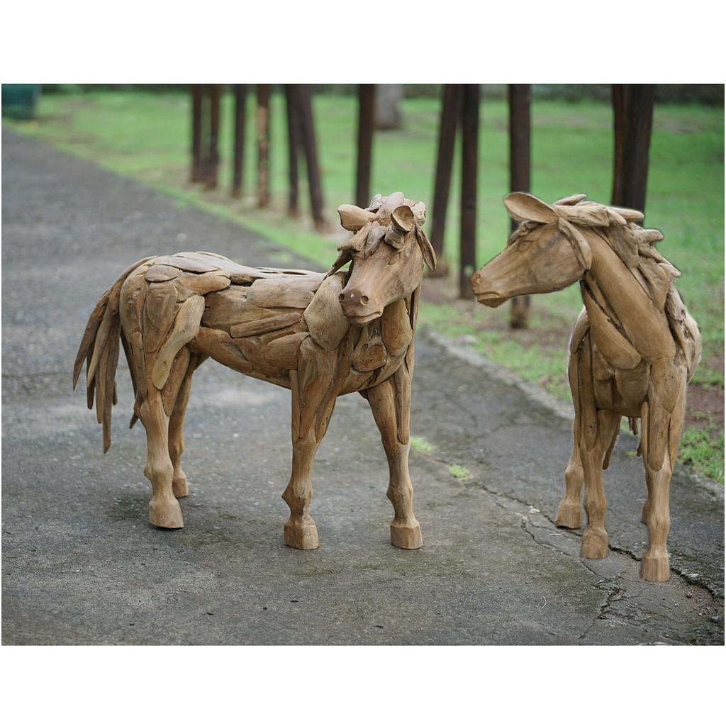 Pony 120cm Wurzelholz 