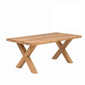 Maßtisch-4/6, 160+ Eiche MBS BK+X massiv