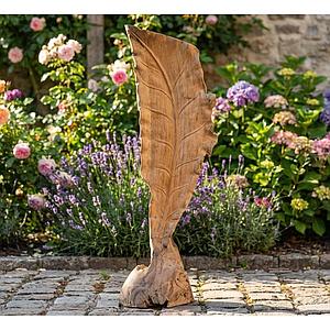 Big Leaf, Sculptur 100cm Wurzelholz