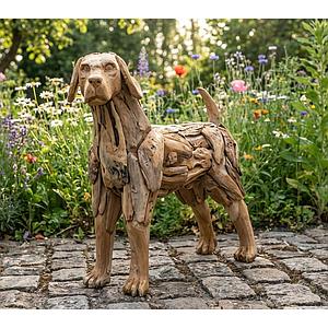 Hund 100 Wurzelholz